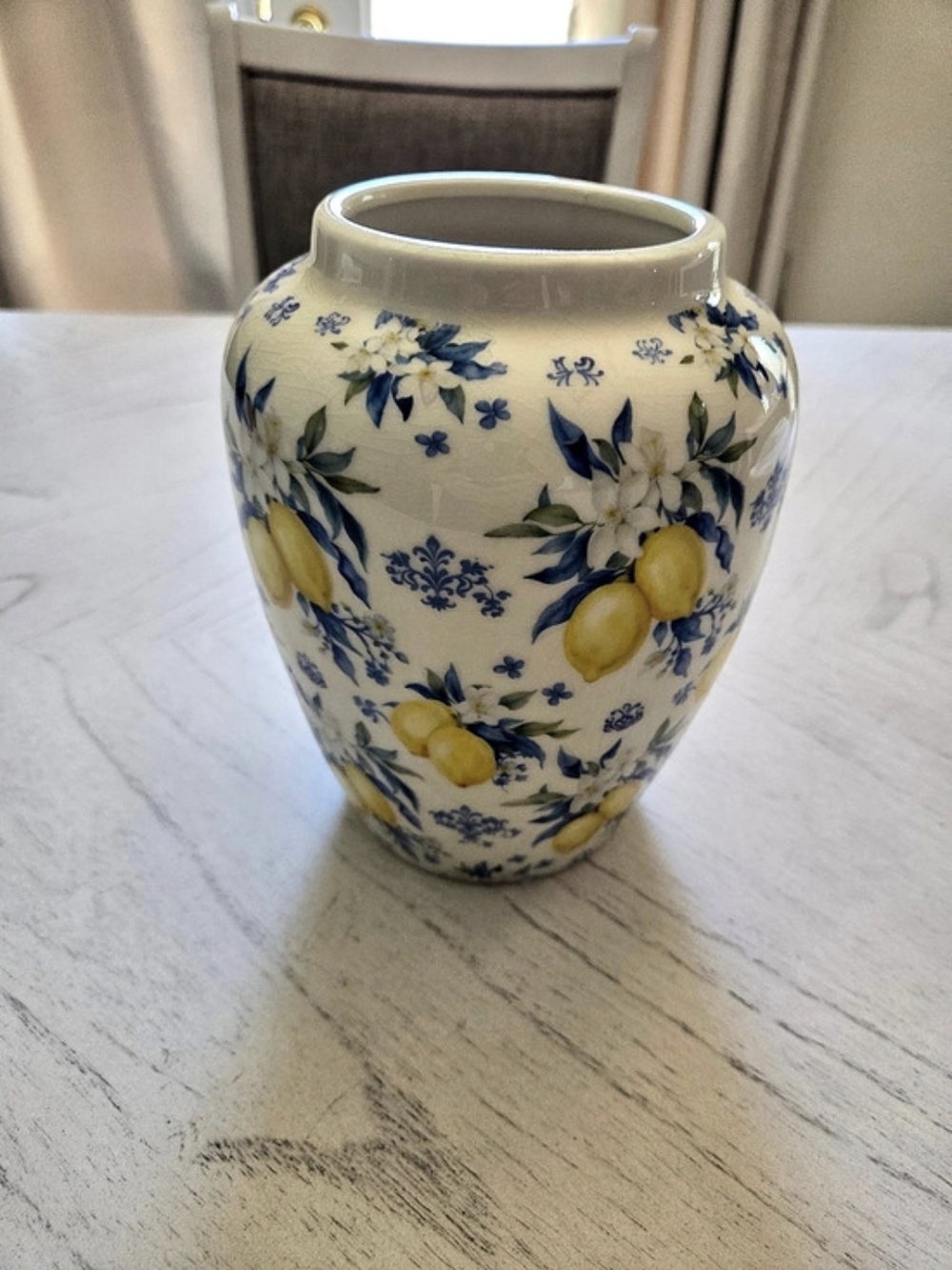 Rivvlive Capri Lemon Ceramic Vase